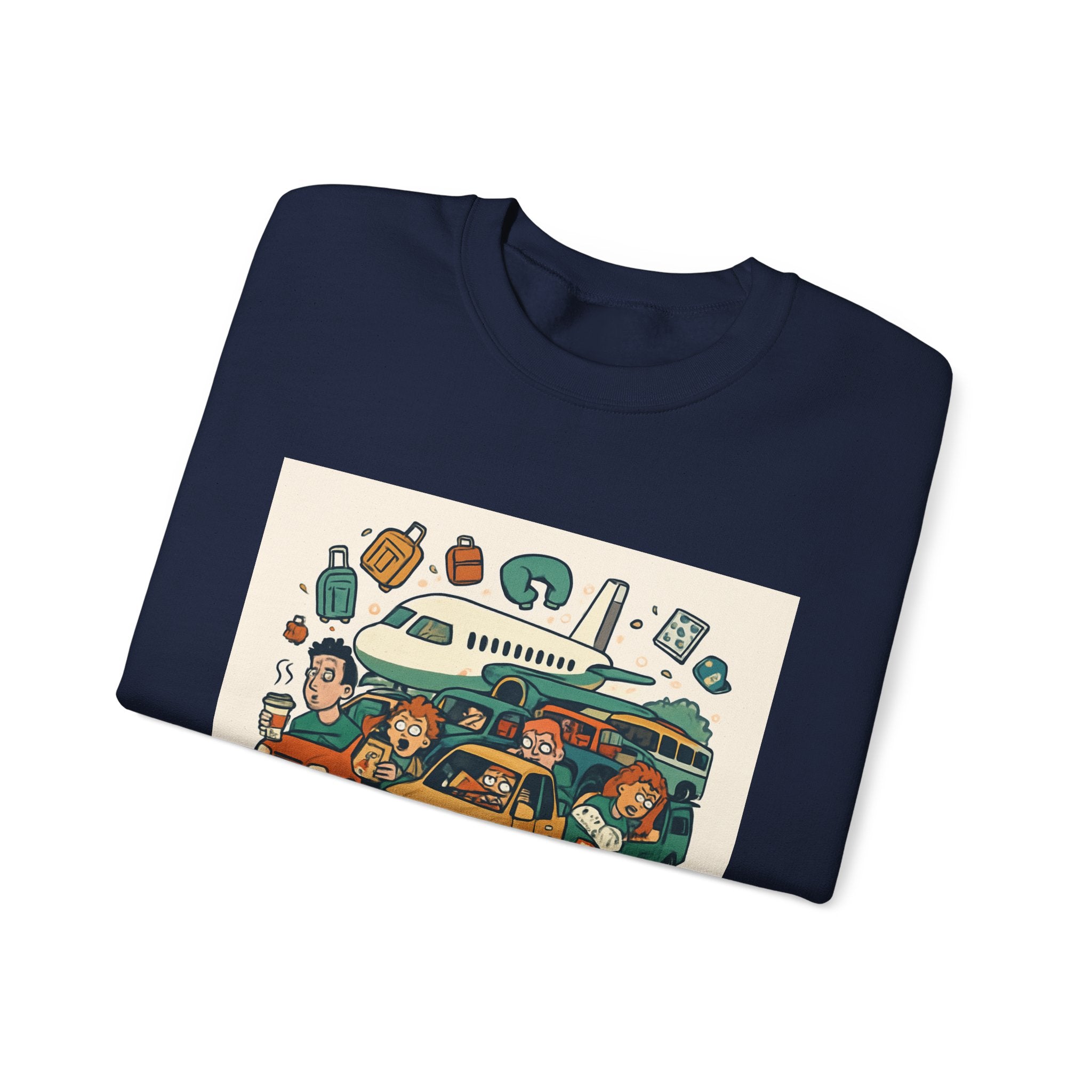 Holiday Road Trip Sweatshirt — "Survived Another Holiday Journey" Cozy Crewneck