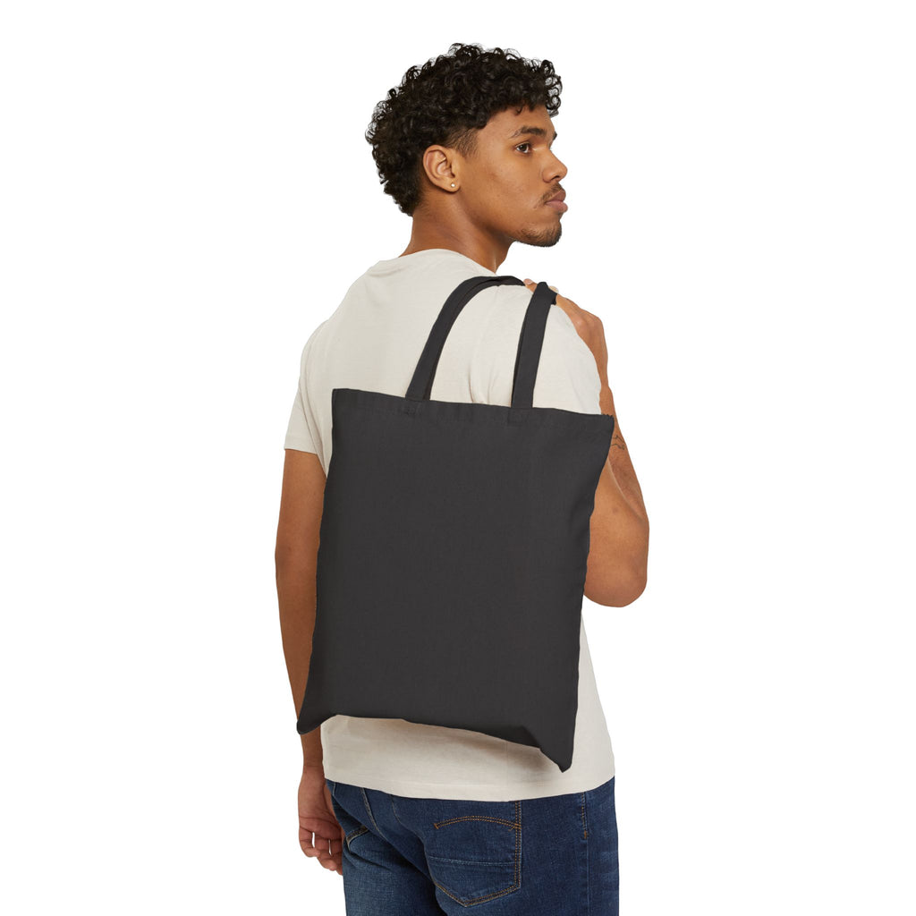 Hanukkah Menorah Tote Bag — "Shine Bright This Hanukkah" Cotton Canvas Gift Tote