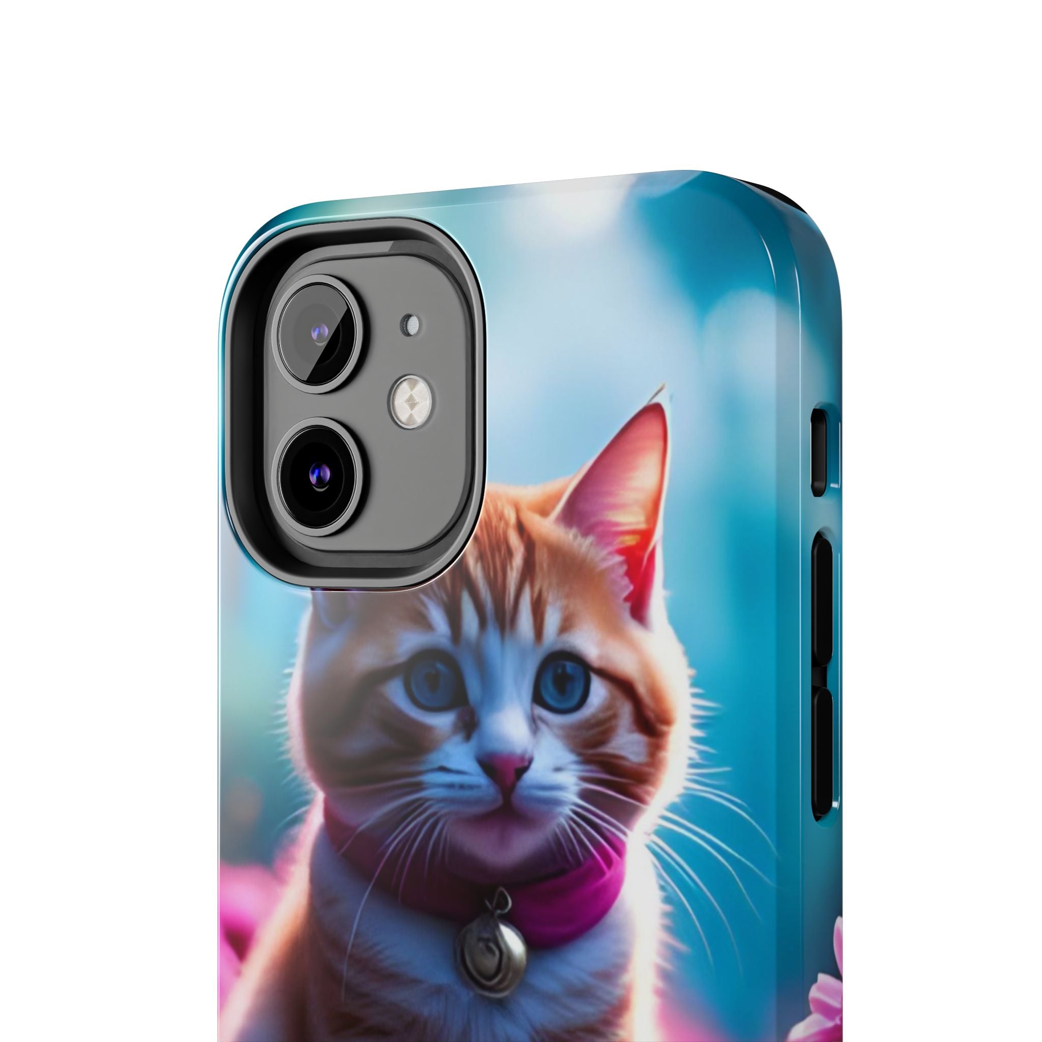 Cute Ginger Kitten Tough Phone Case — Protective iPhone Case with Adorable Cat Design