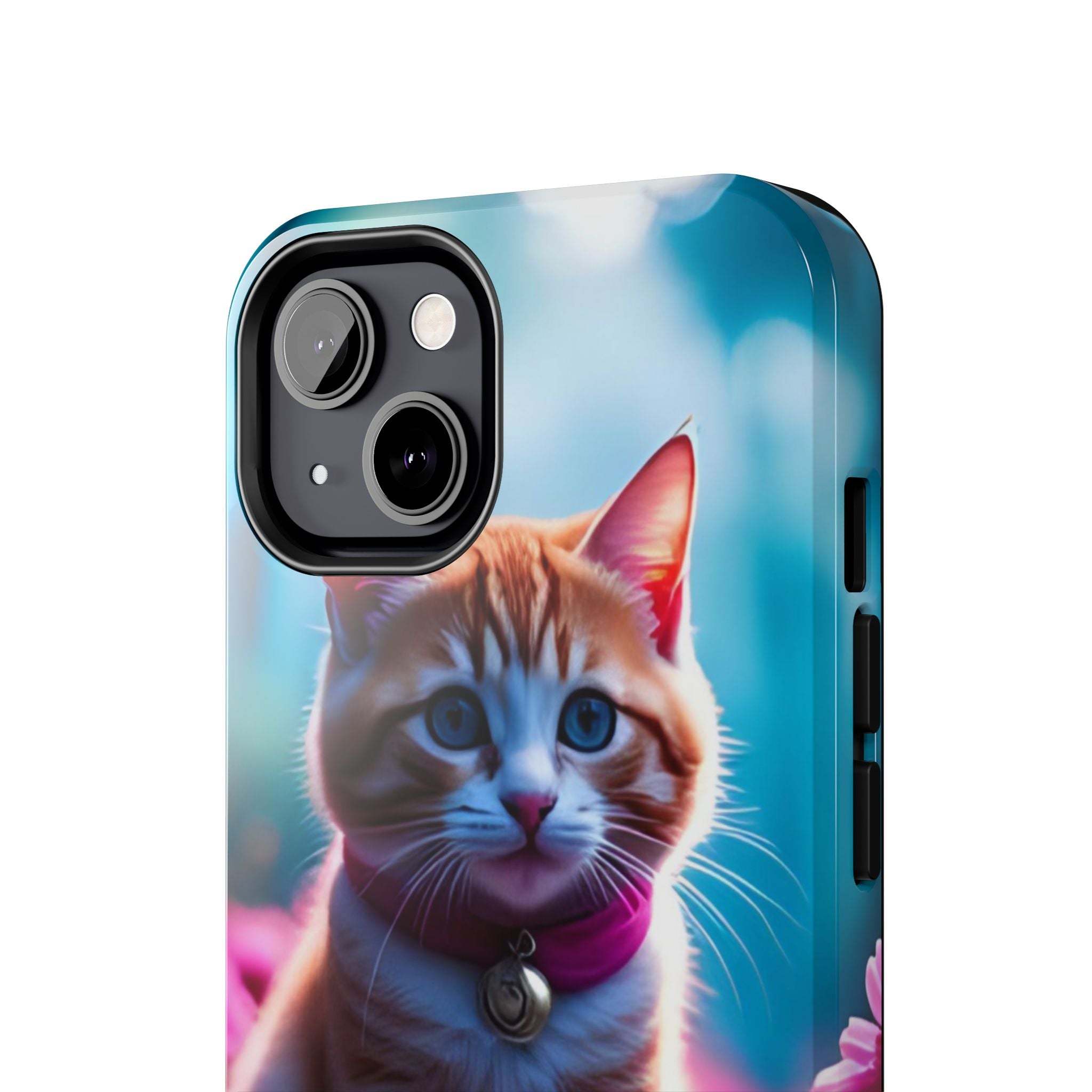Cute Ginger Kitten Tough Phone Case — Protective iPhone Case with Adorable Cat Design