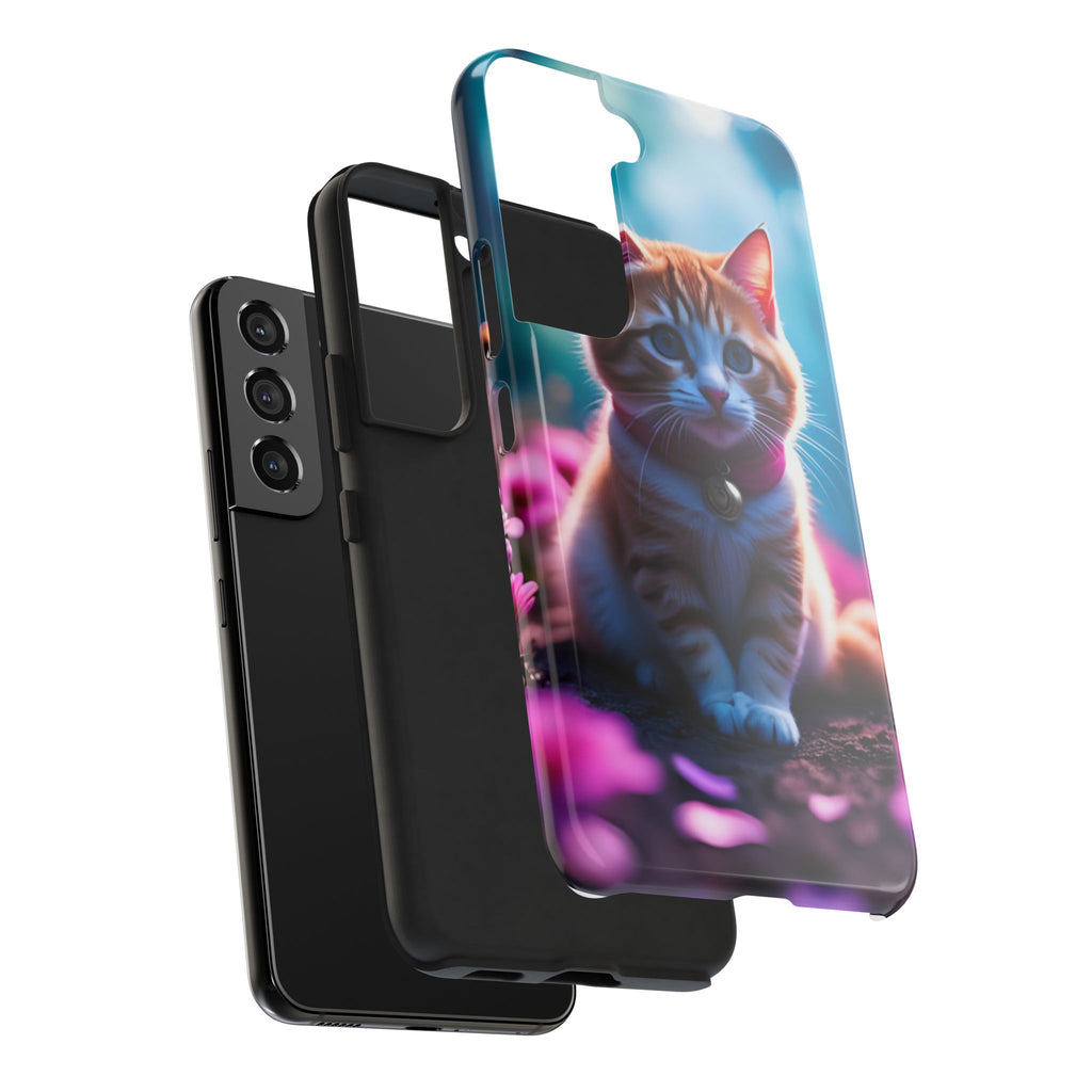 Cute Ginger Kitten Tough Phone Case — Protective iPhone Case with Adorable Cat Design