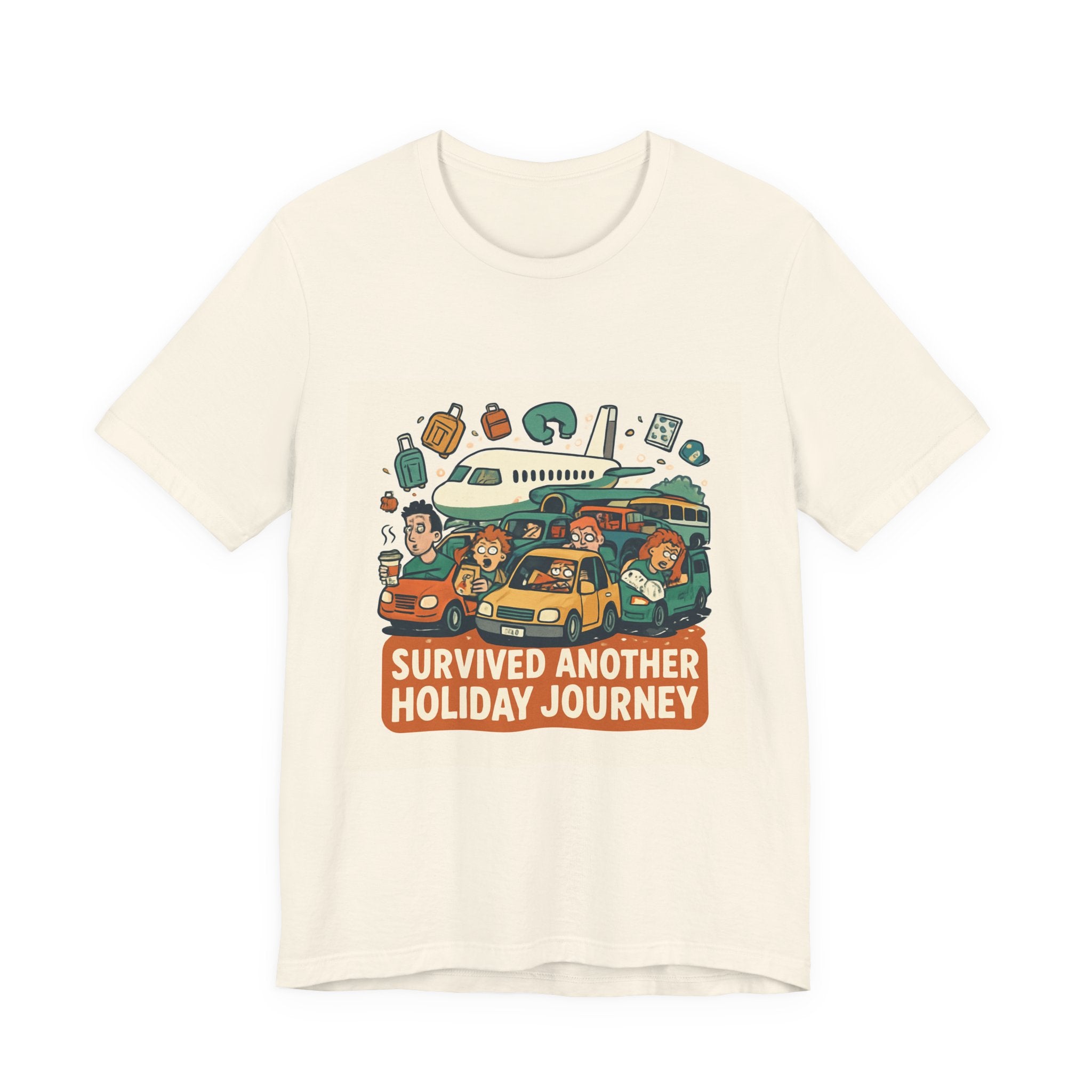 Holiday Road Trip T‑Shirt — "Survived Another Holiday Journey" Travel Tee