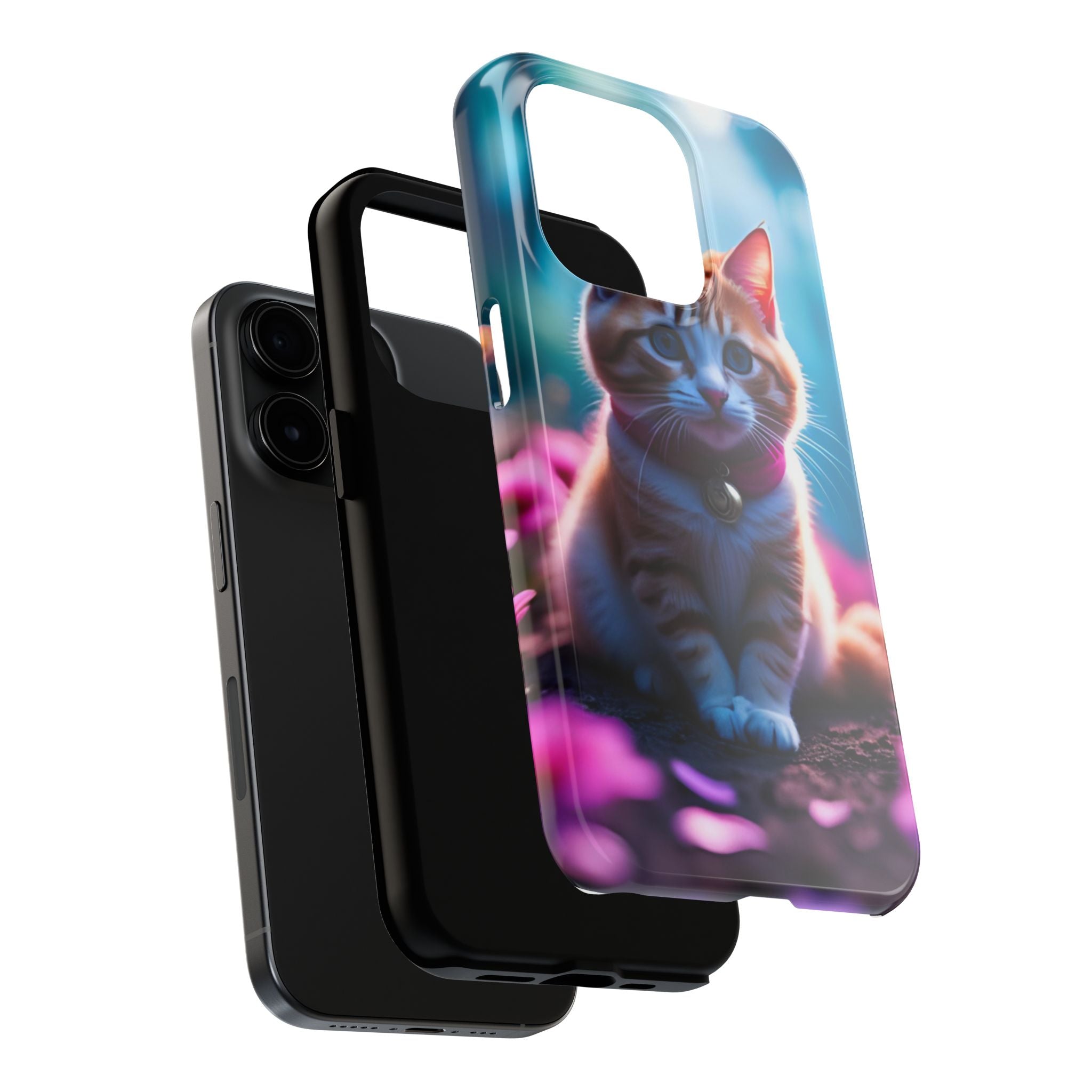 Cute Ginger Kitten Tough Phone Case — Protective iPhone Case with Adorable Cat Design