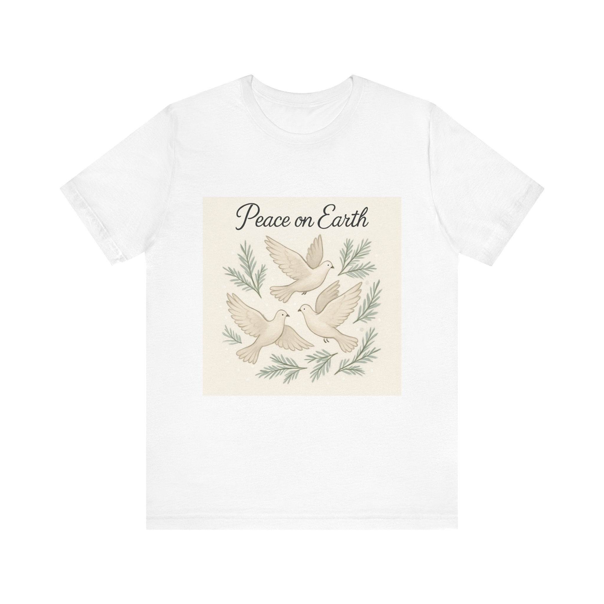 Peace on Earth Dove Tee — Vintage Holiday Dove T-Shirt