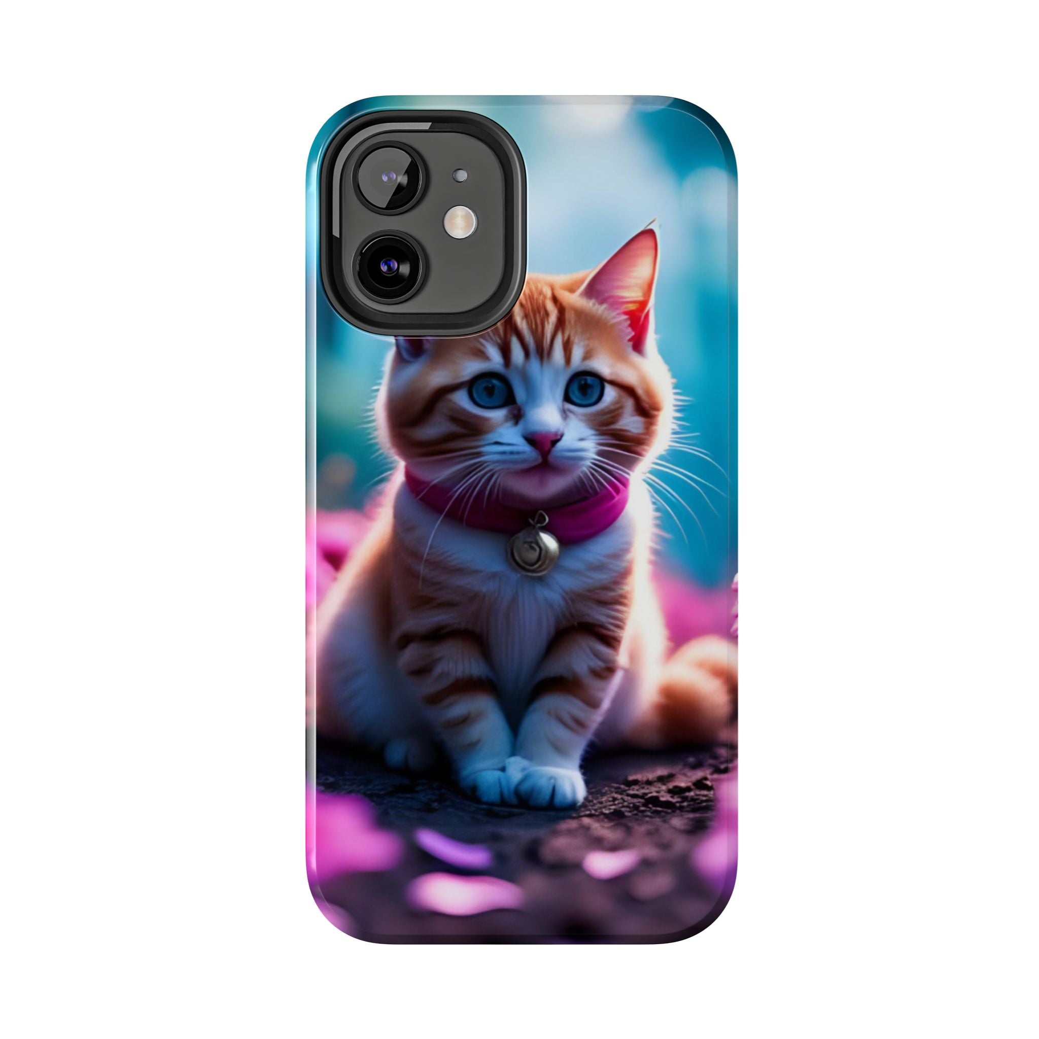 Cute Ginger Kitten Tough Phone Case — Protective iPhone Case with Adorable Cat Design