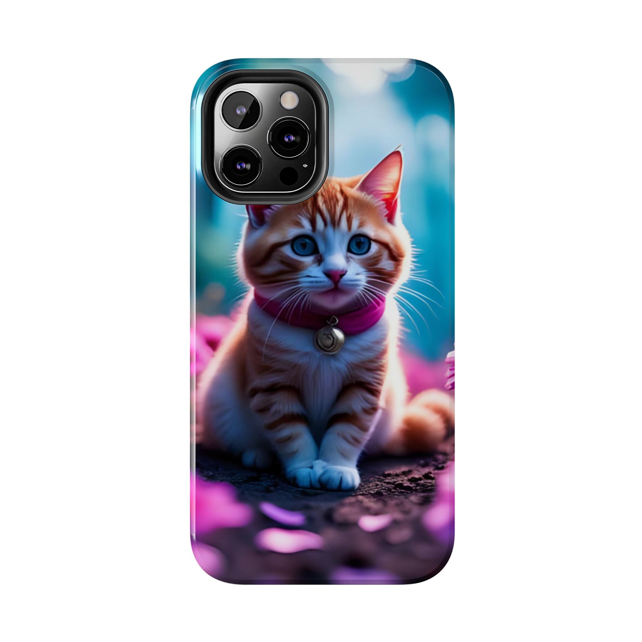 Cute Ginger Kitten Tough Phone Case — Protective iPhone Case with Adorable Cat Design