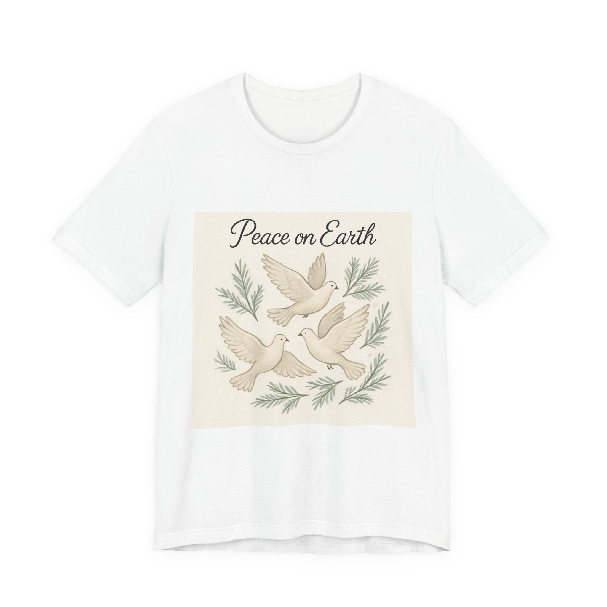 Peace on Earth Dove Tee — Vintage Holiday Dove T-Shirt