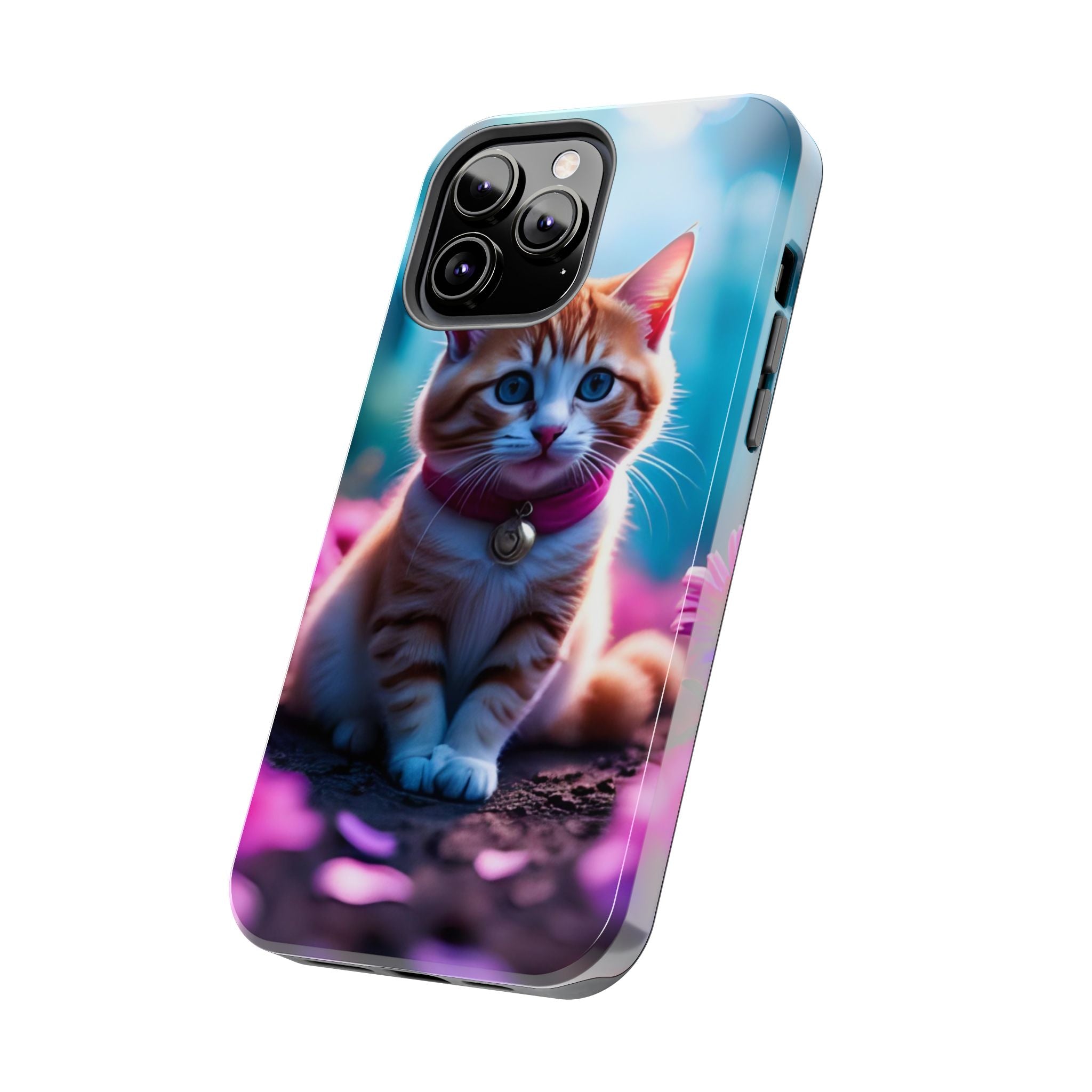 Cute Ginger Kitten Tough Phone Case — Protective iPhone Case with Adorable Cat Design