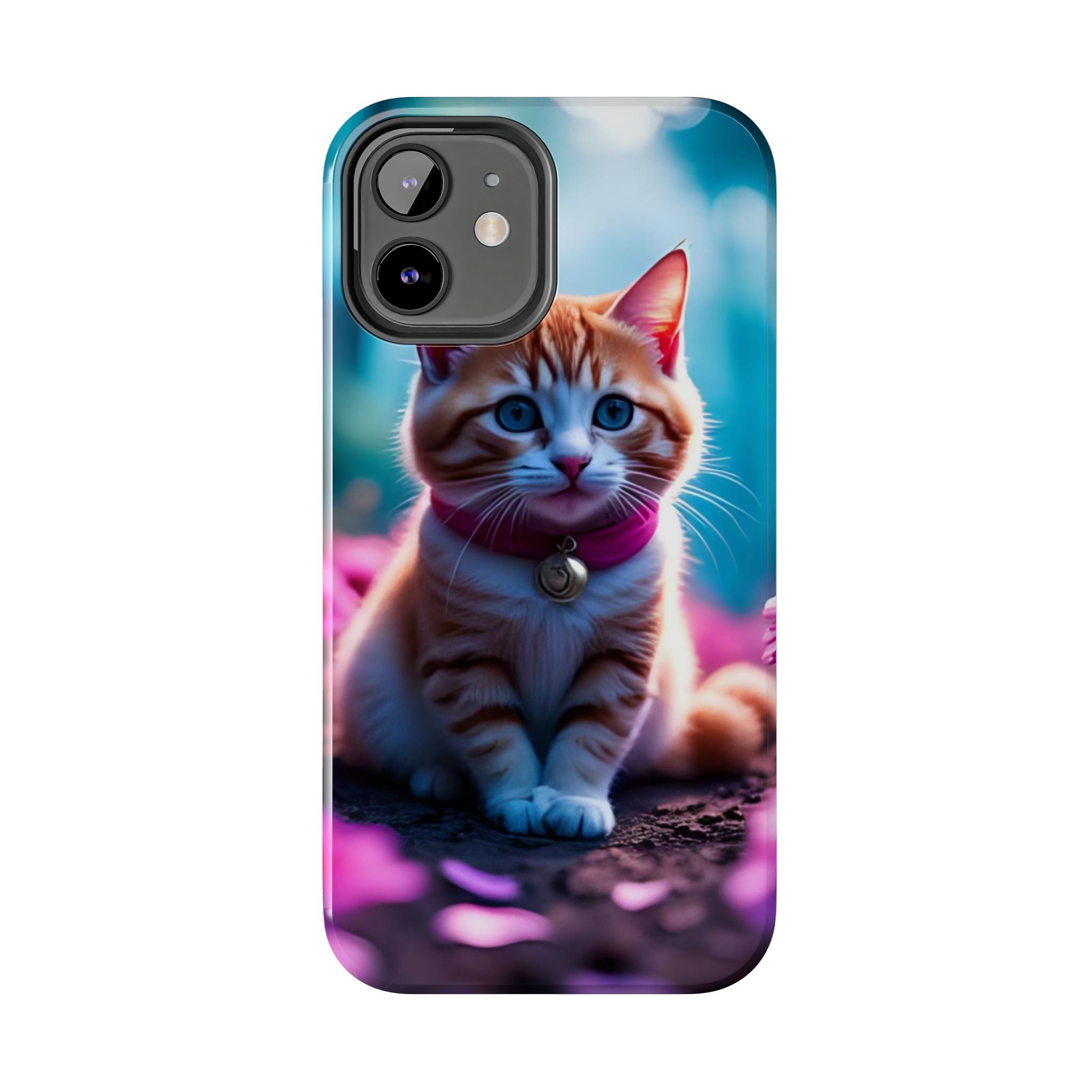 Cute Ginger Kitten Tough Phone Case — Protective iPhone Case with Adorable Cat Design