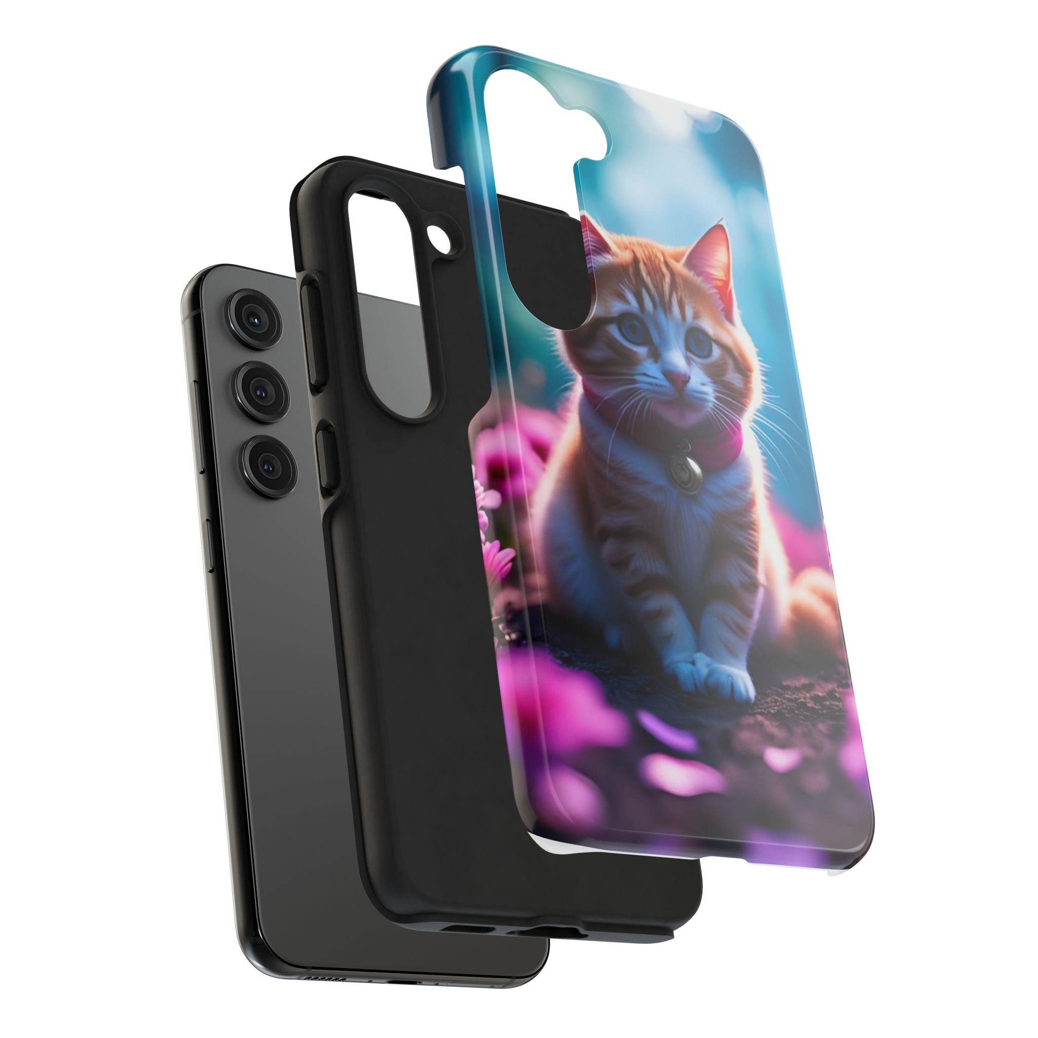 Cute Ginger Kitten Tough Phone Case — Protective iPhone Case with Adorable Cat Design