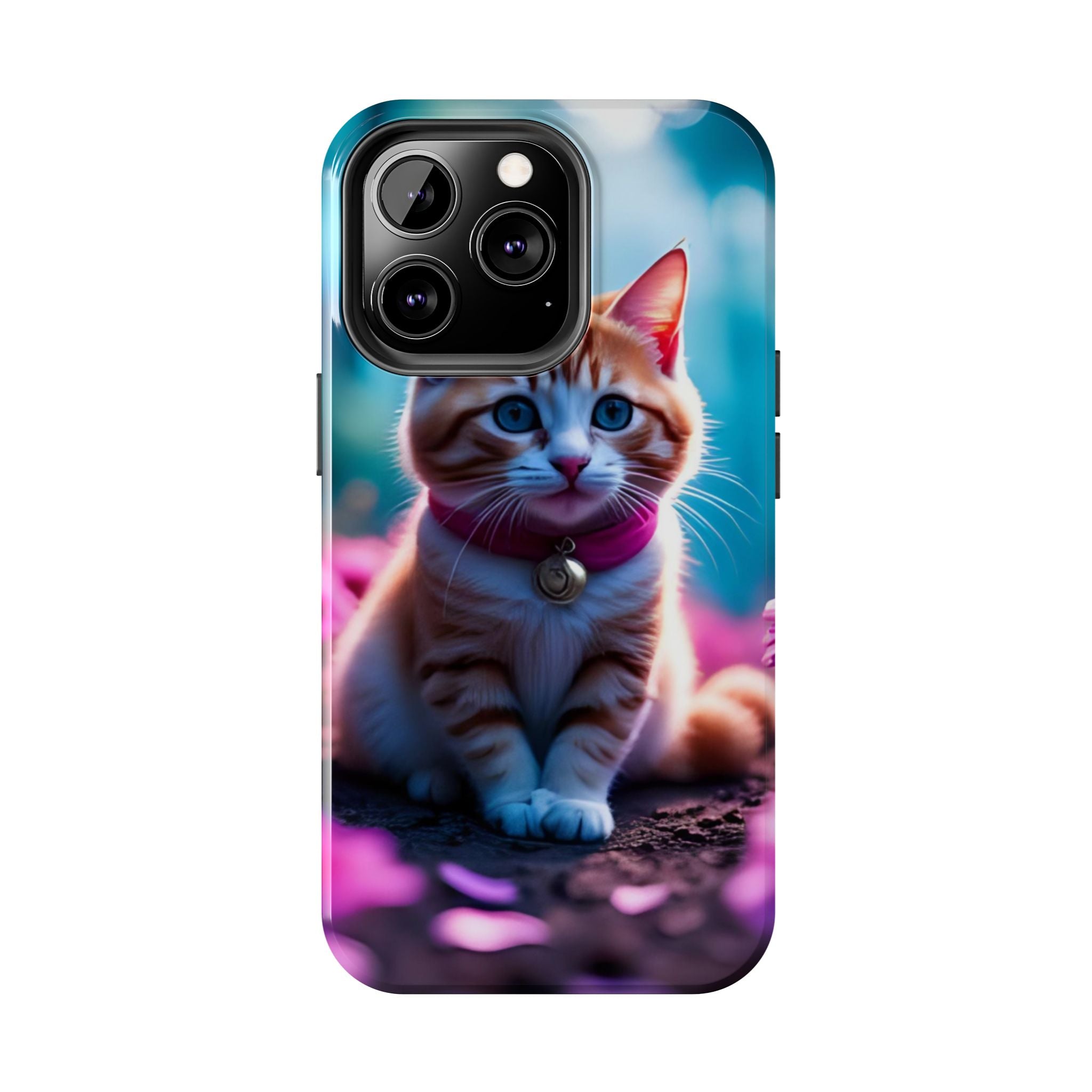 Cute Ginger Kitten Tough Phone Case — Protective iPhone Case with Adorable Cat Design