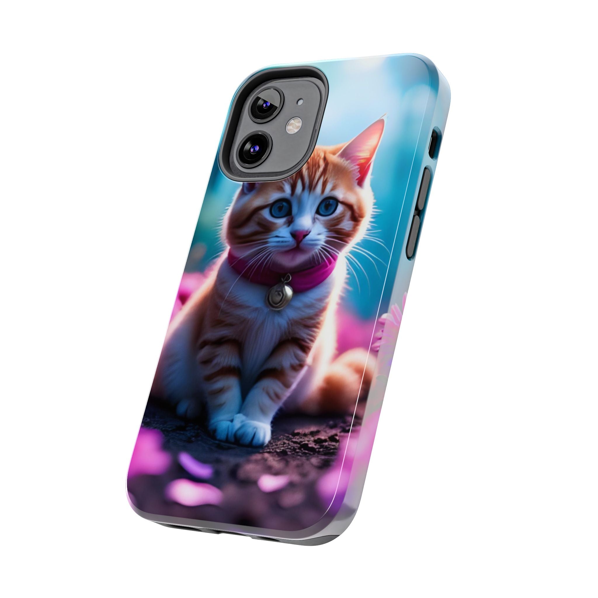 Cute Ginger Kitten Tough Phone Case — Protective iPhone Case with Adorable Cat Design