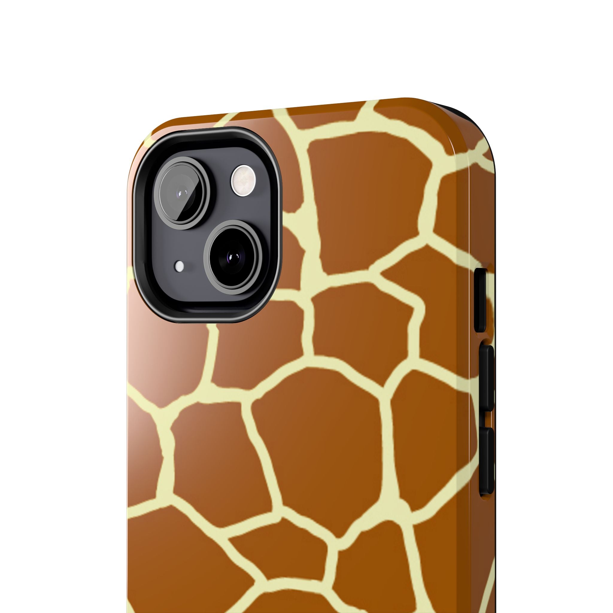 Giraffe Print Tough Phone Case — Durable Safari Animal Pattern Protective Cover