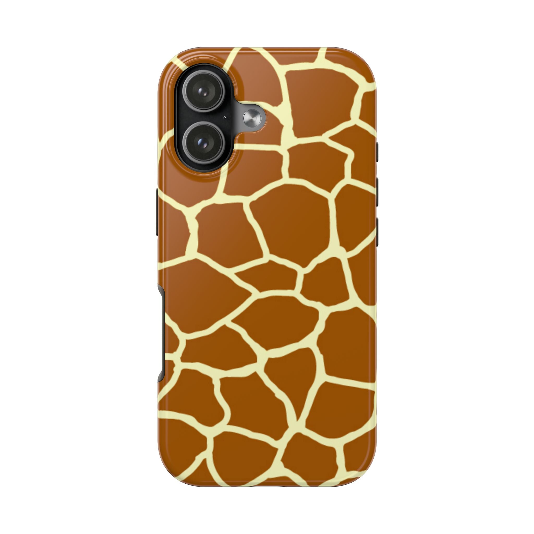 Giraffe Print Tough Phone Case — Durable Safari Animal Pattern Protective Cover