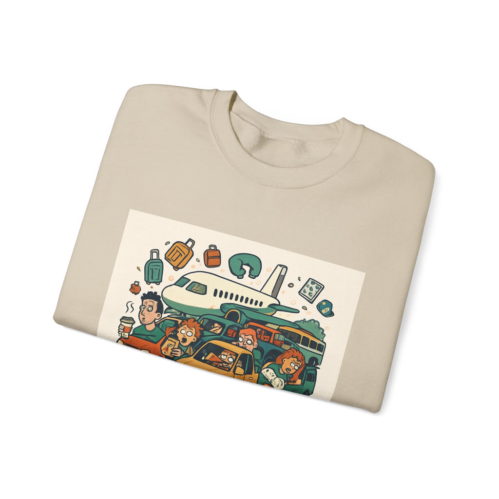 Holiday Road Trip Sweatshirt — "Survived Another Holiday Journey" Cozy Crewneck