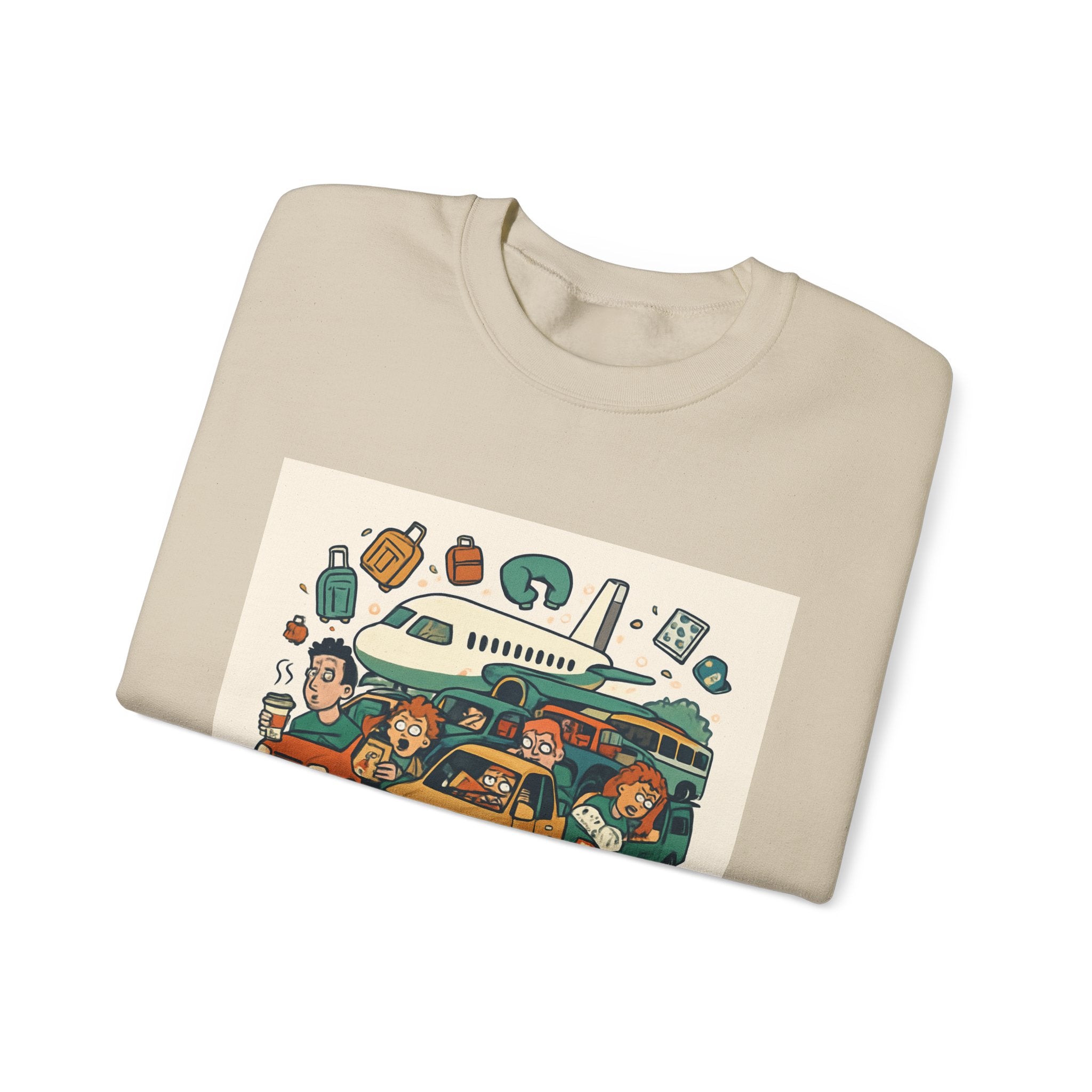 Holiday Road Trip Sweatshirt — "Survived Another Holiday Journey" Cozy Crewneck