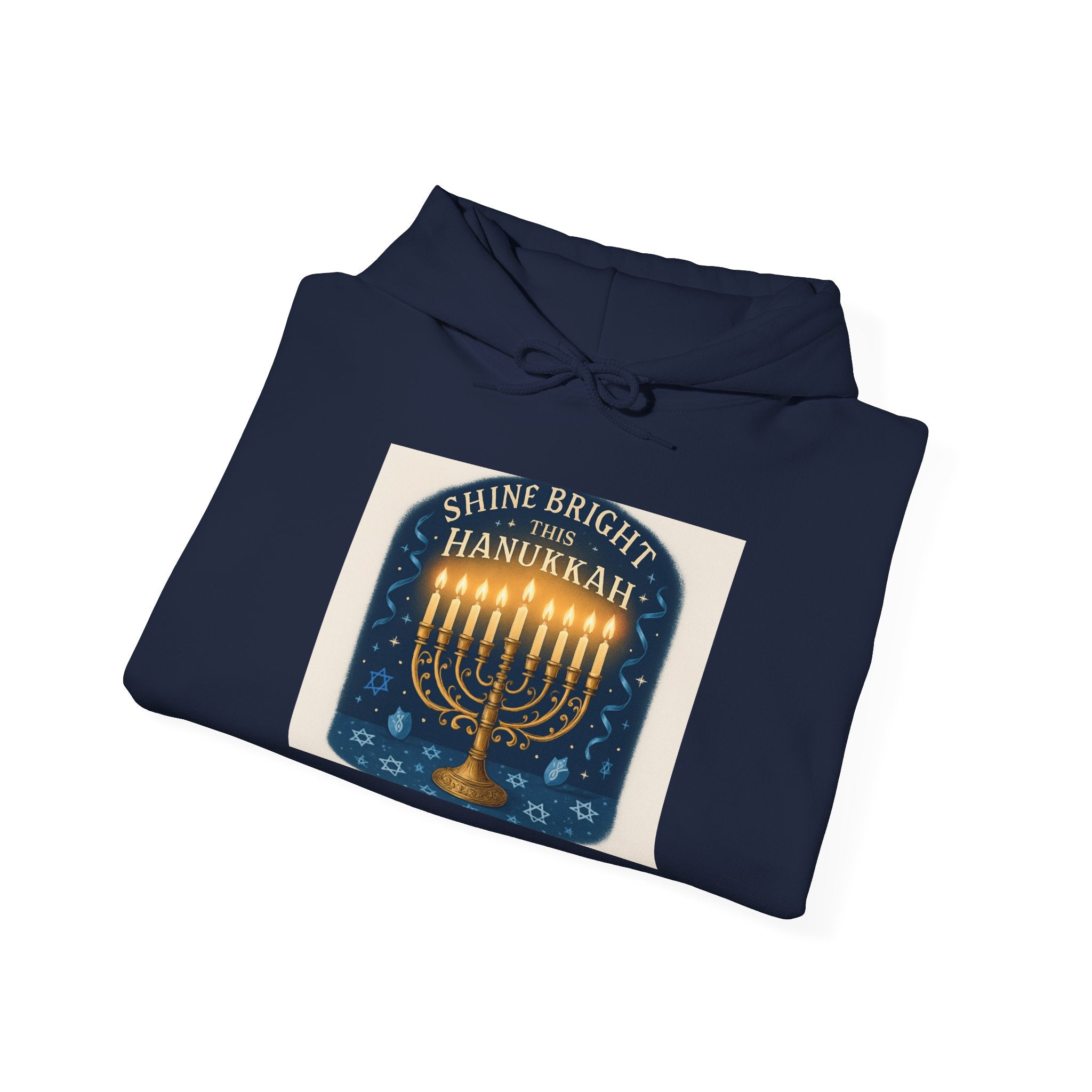 Hanukkah Menorah Hoodie – Shine Bright Hanukkah Sweatshirt