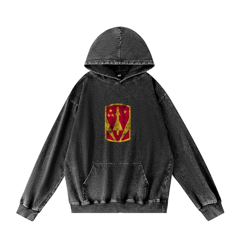 31st Air Defense Artillery Brigade Patch Hoodies Retro Hooded Sweatshirt Man Woman Teenager Vintage Pullover Customized Tops