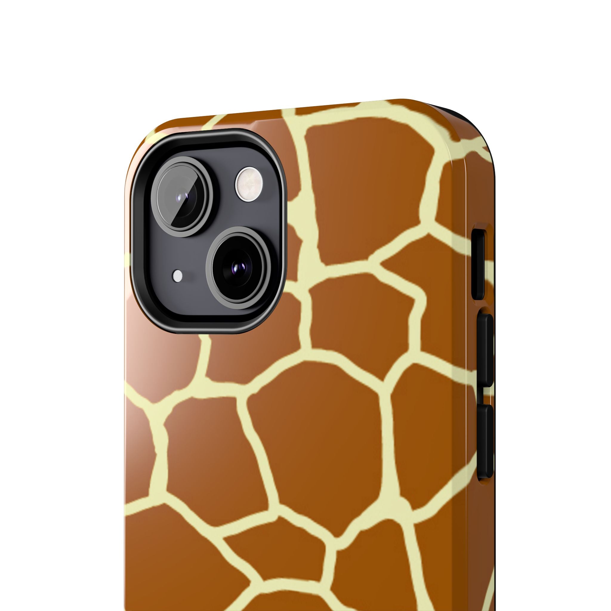 Giraffe Print Tough Phone Case — Durable Safari Animal Pattern Protective Cover