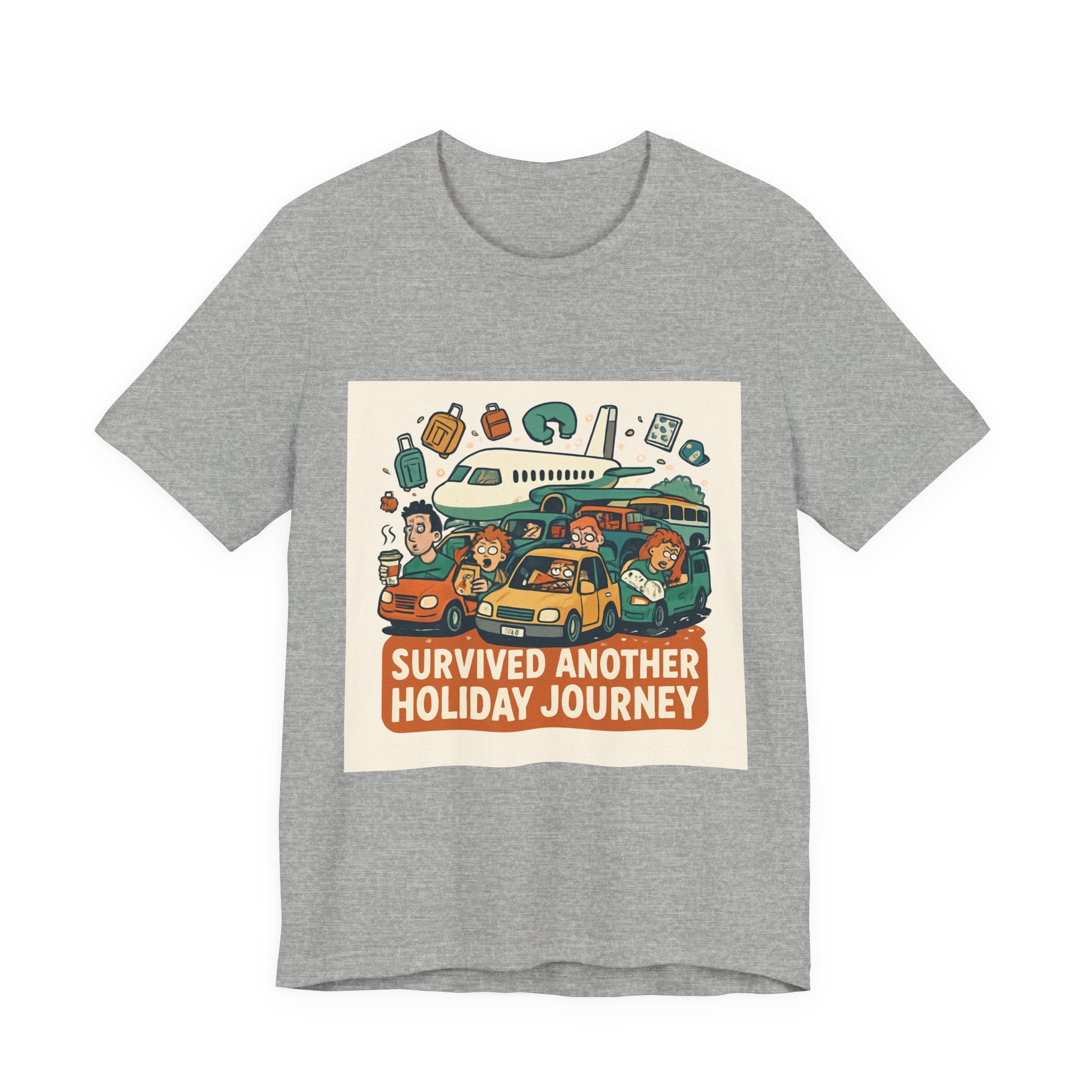 Holiday Road Trip T‑Shirt — "Survived Another Holiday Journey" Travel Tee