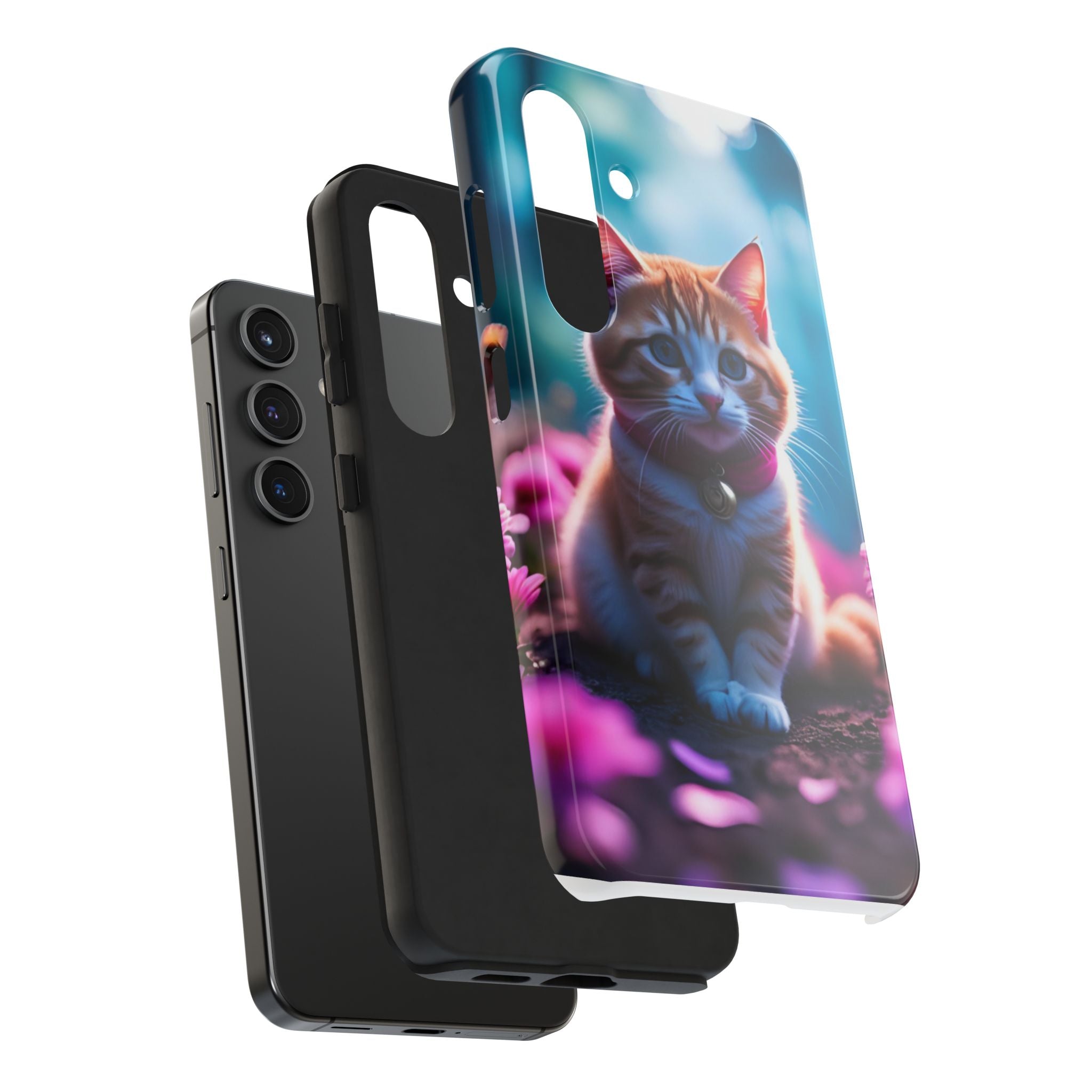 Cute Ginger Kitten Tough Phone Case — Protective iPhone Case with Adorable Cat Design