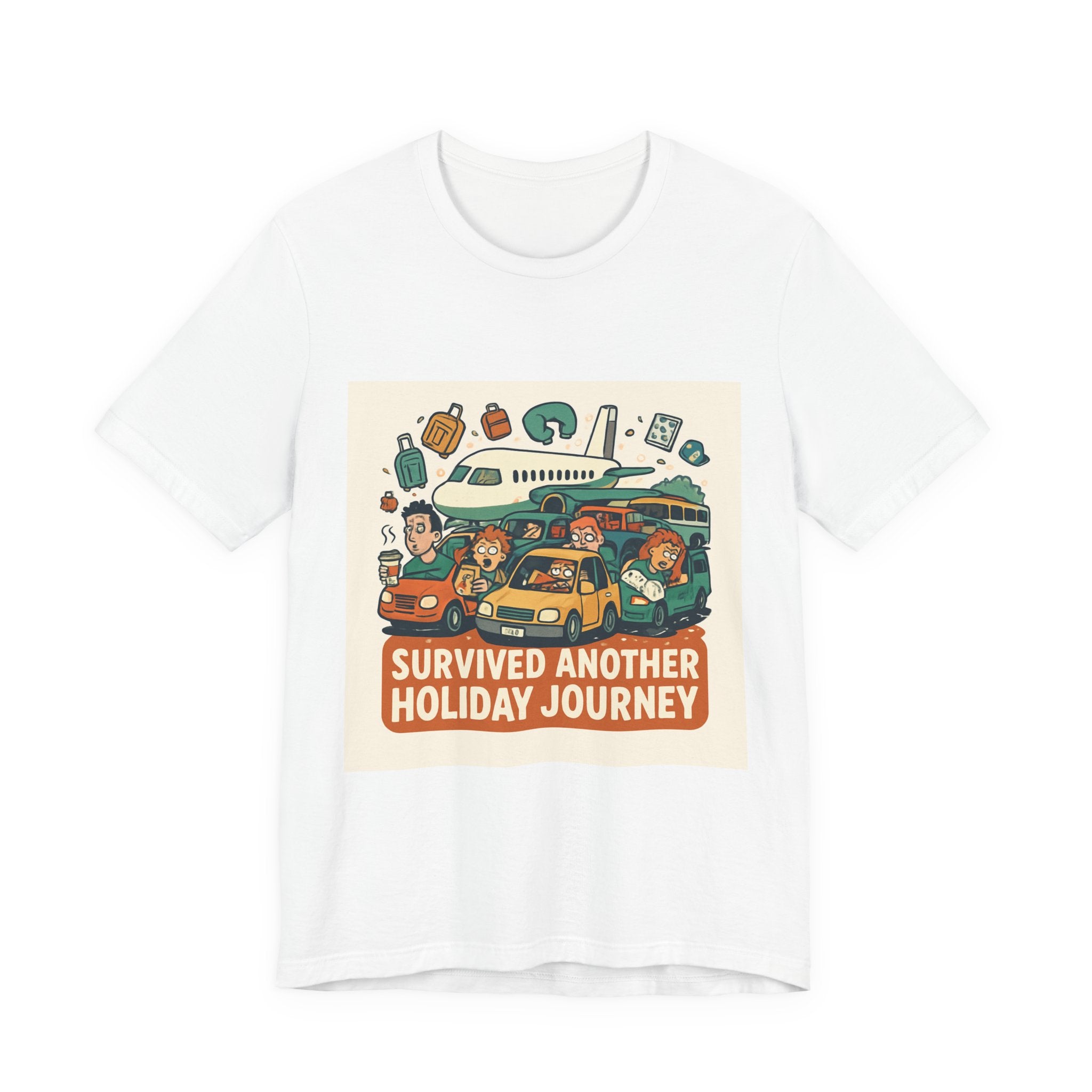 Holiday Road Trip T‑Shirt — "Survived Another Holiday Journey" Travel Tee