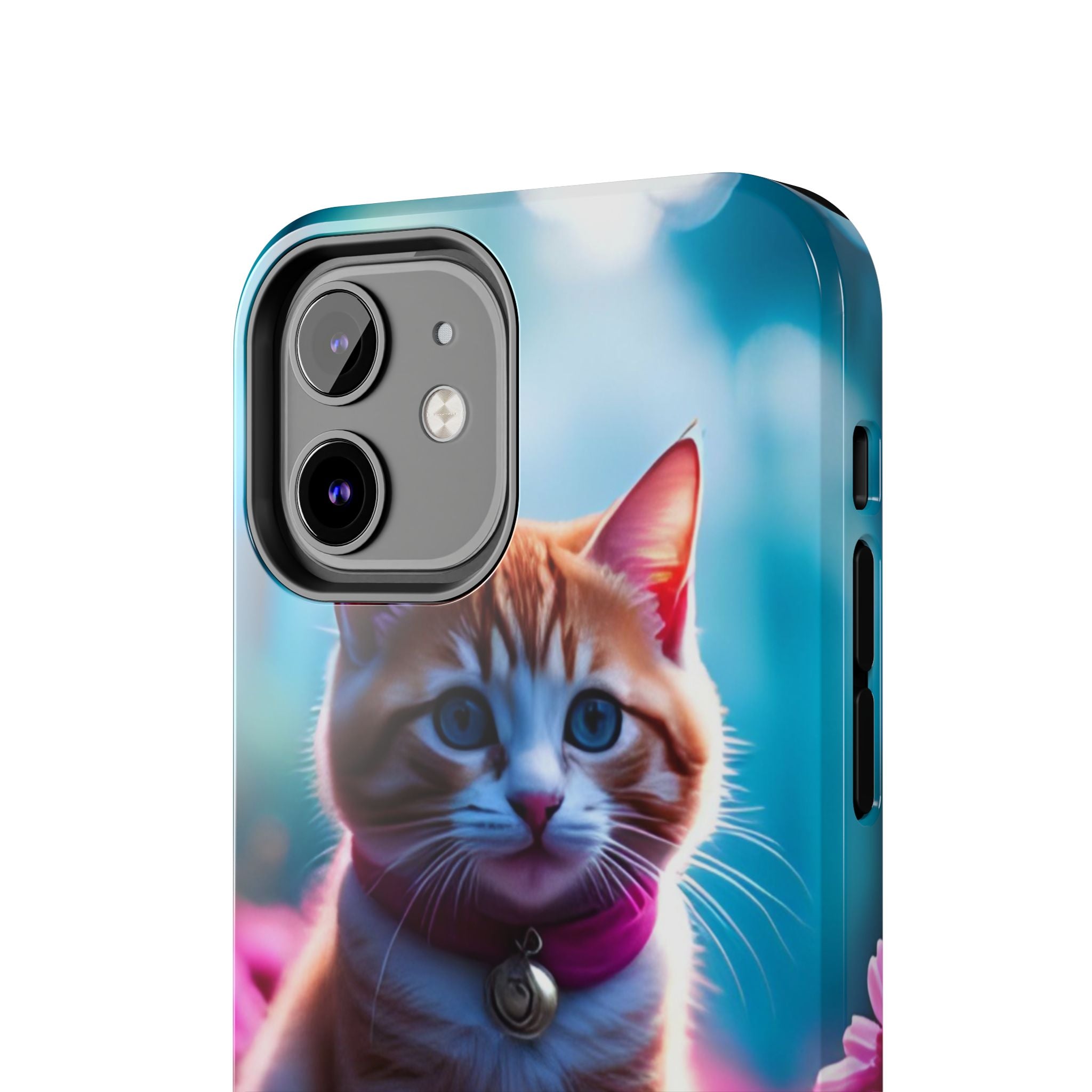Cute Ginger Kitten Tough Phone Case — Protective iPhone Case with Adorable Cat Design