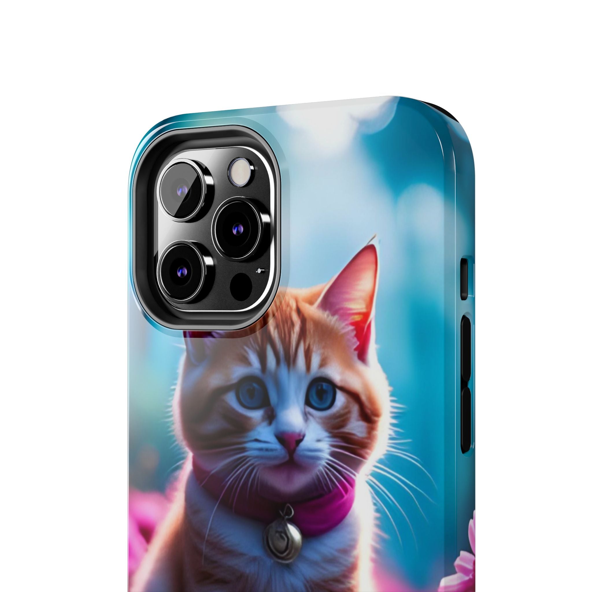 Cute Ginger Kitten Tough Phone Case — Protective iPhone Case with Adorable Cat Design