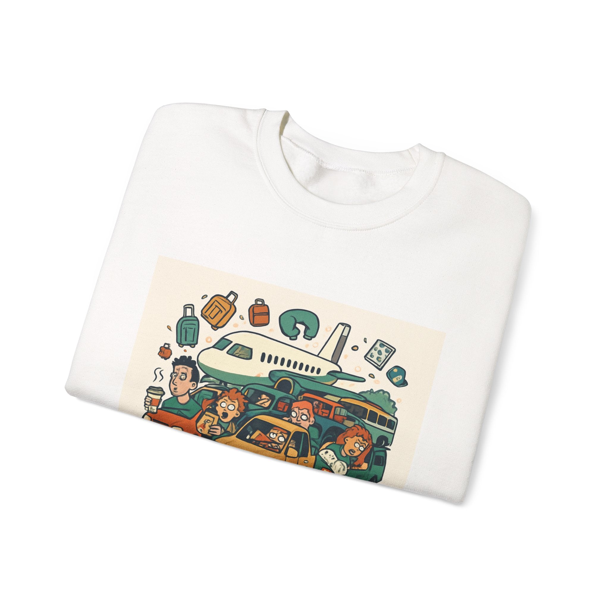 Holiday Road Trip Sweatshirt — "Survived Another Holiday Journey" Cozy Crewneck