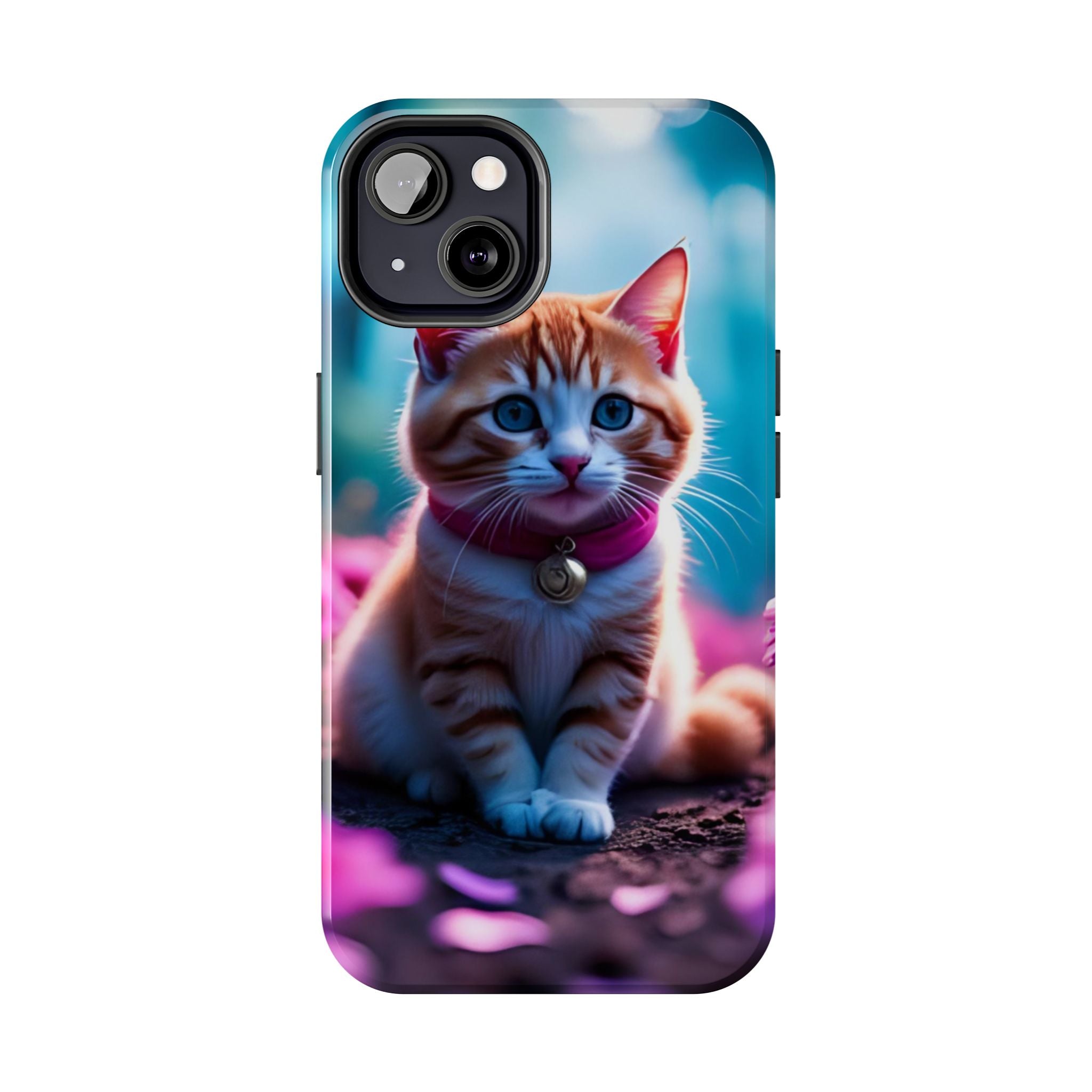 Cute Ginger Kitten Tough Phone Case — Protective iPhone Case with Adorable Cat Design