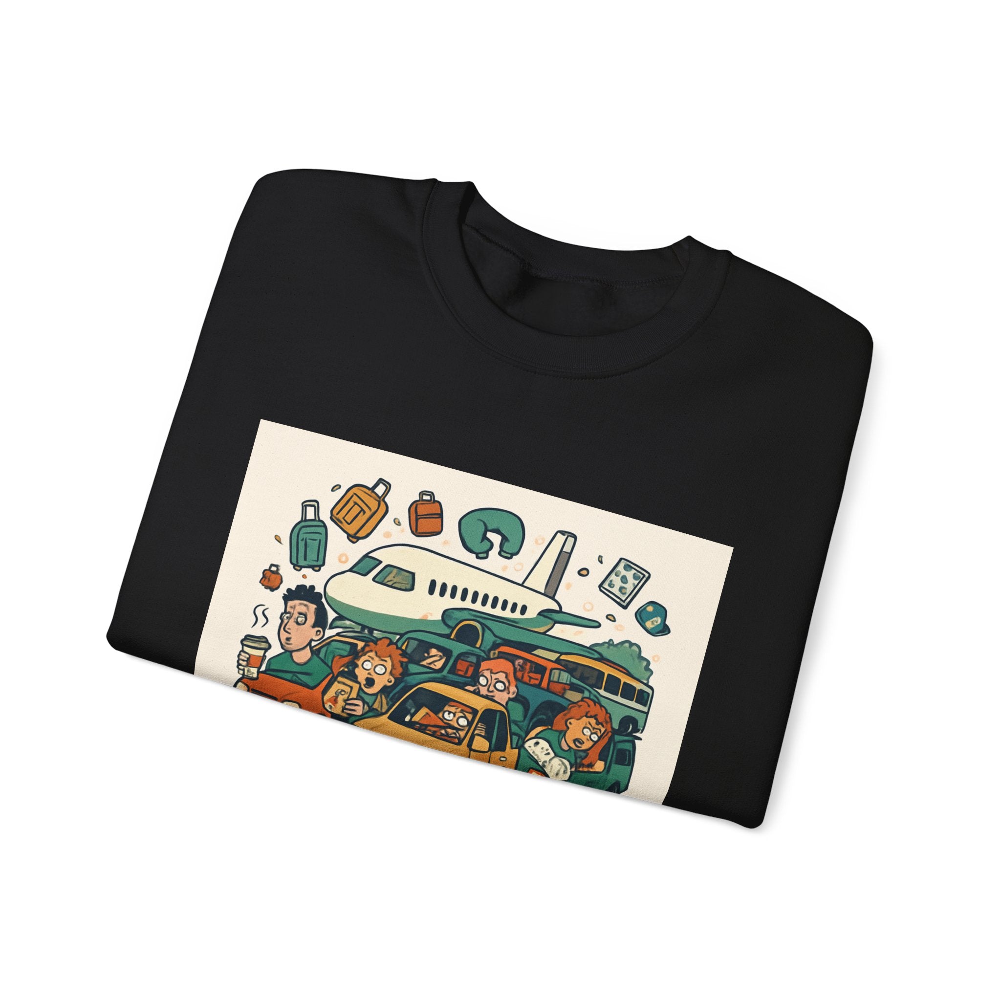 Holiday Road Trip Sweatshirt — "Survived Another Holiday Journey" Cozy Crewneck