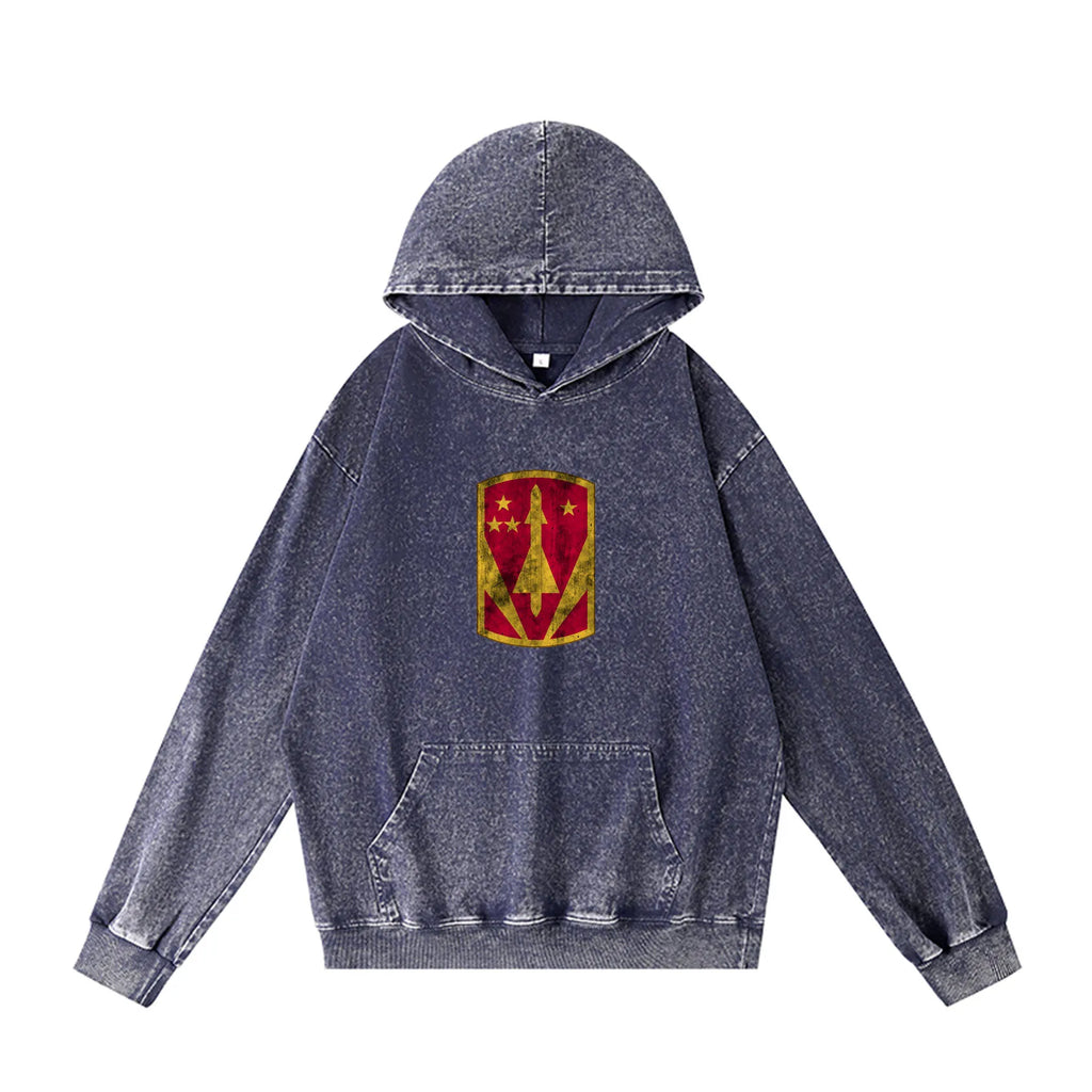 31st Air Defense Artillery Brigade Patch Hoodies Retro Hooded Sweatshirt Man Woman Teenager Vintage Pullover Customized Tops