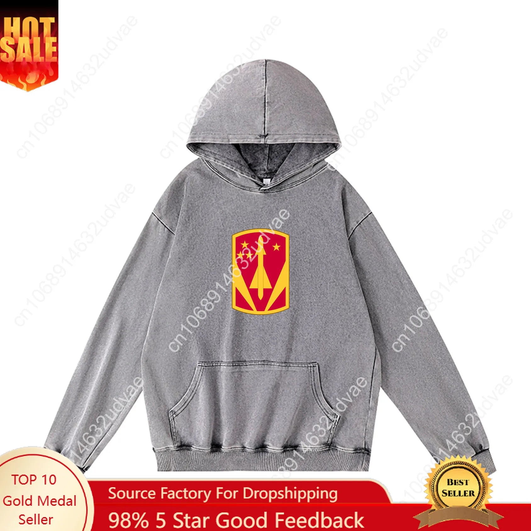31st Air Defense Artillery Brigade Patch Hoodies Retro Hooded Sweatshirt Man Woman Teenager Vintage Pullover Customized Tops
